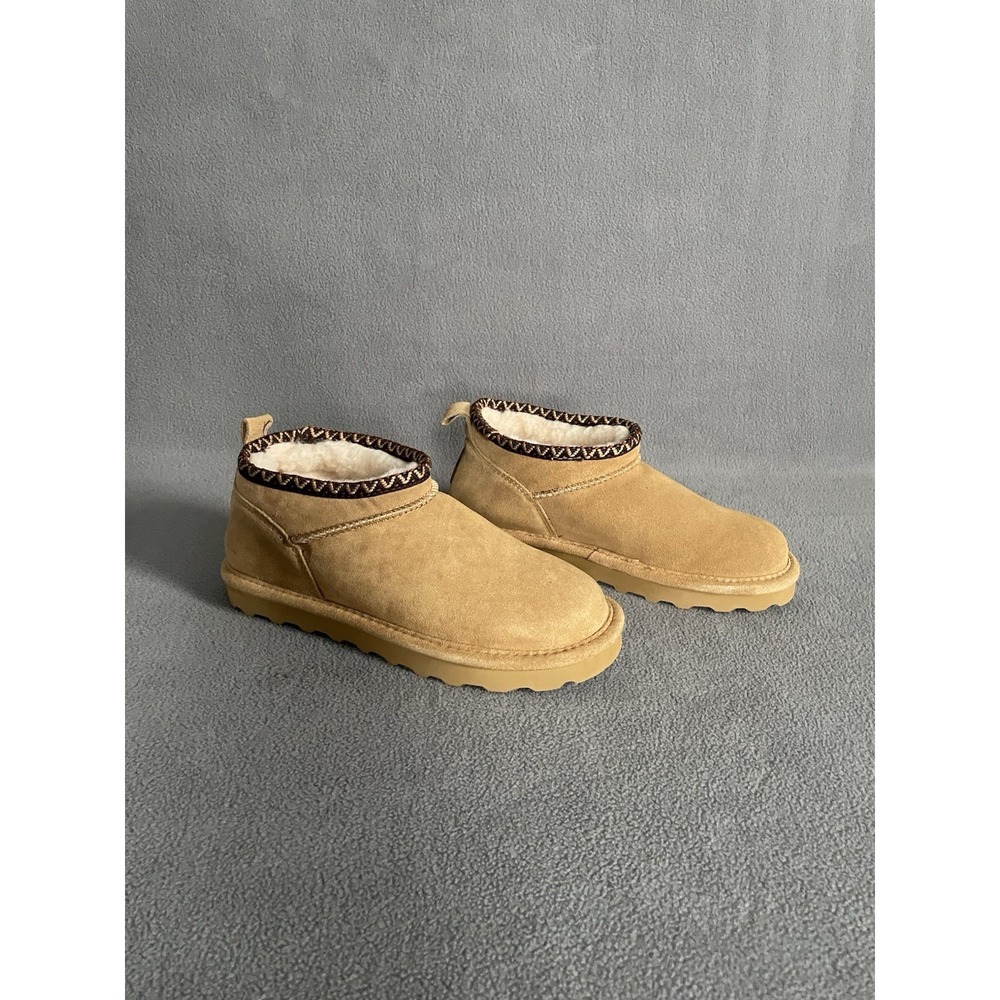 Bearpaw Women Sz7 Shorty Champagine Ankle Boot Worn 2 Times Free Shipping!
